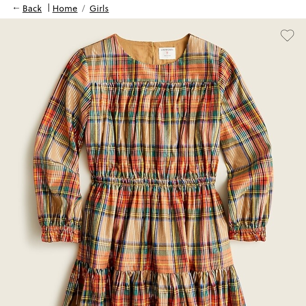 Crewcuts Multicolor Plaid Kids Dress